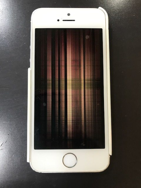 iPhone６　画面交換＜尼崎からのご来店＞｜いきなり画面がこんなことになってしまって。。。　iPhone（アイフォン）修理専門店つかしん