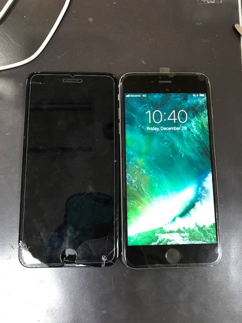 iphone６SPLUS　画面交換＜川西市からのご来店＞｜画面割っちゃいました。。　アイフォン修理専門店　つかしん