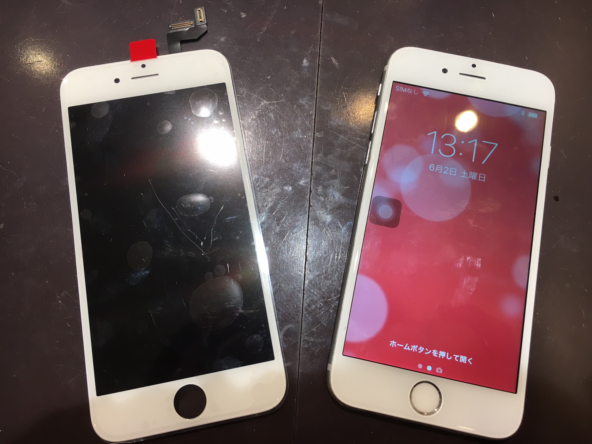 iPhone６s 画面交換　タッチが効かない(;^_^A