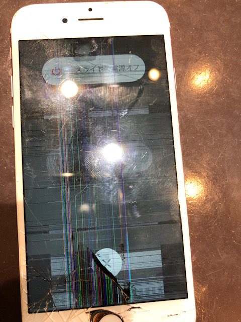 iphone6S画面交換｜割れてないけど画面がおかしい！今すぐ修理しないと初期化の可能性も！？＜尼崎市よりお越しのお客様＞