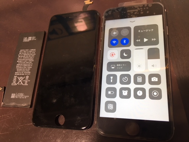 川西市よりお越しのお客様　IPHONE6画面バッテリー同時交換　アイフォン修理専門伊丹尼崎店