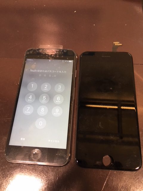 iphone6画面交換　川西市でiPhone６修理をお探しなら、スマートクール伊丹店で！川西市よりお越しのお客様