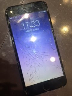 アイフォン修理伊丹尼崎店　iPhone7液晶画面修理　伊丹市よりお越しのお客様