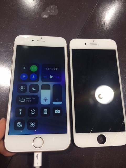 液晶画面交換！iPhone6ｓアイフォン修理伊丹尼崎店　データそのまま尼崎よりお越しのお客様