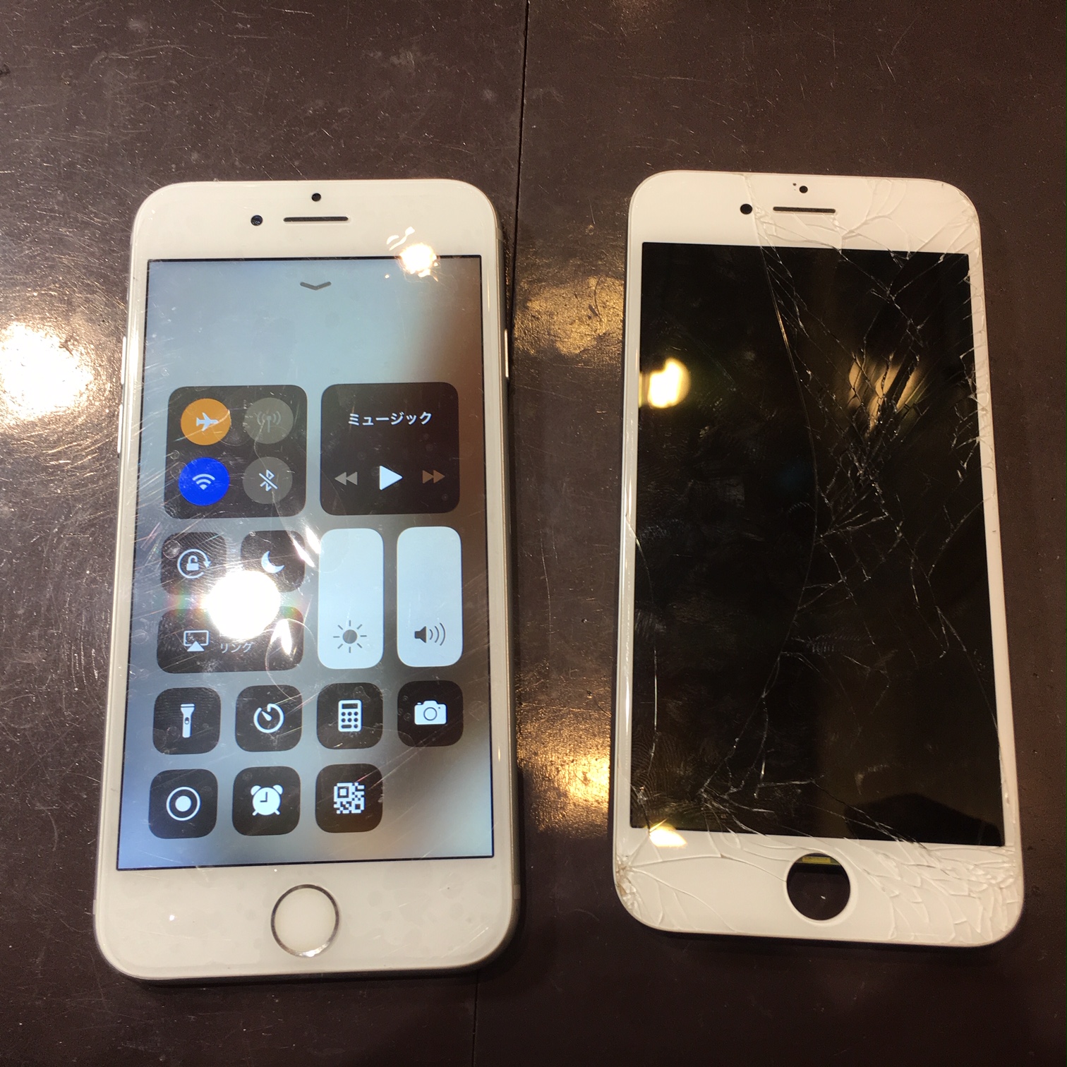 iPhone7でゲームしていたら落として割れた…画面交換で無事復活！　尼崎・川西・伊丹のiPhone修理専門店スマートクール