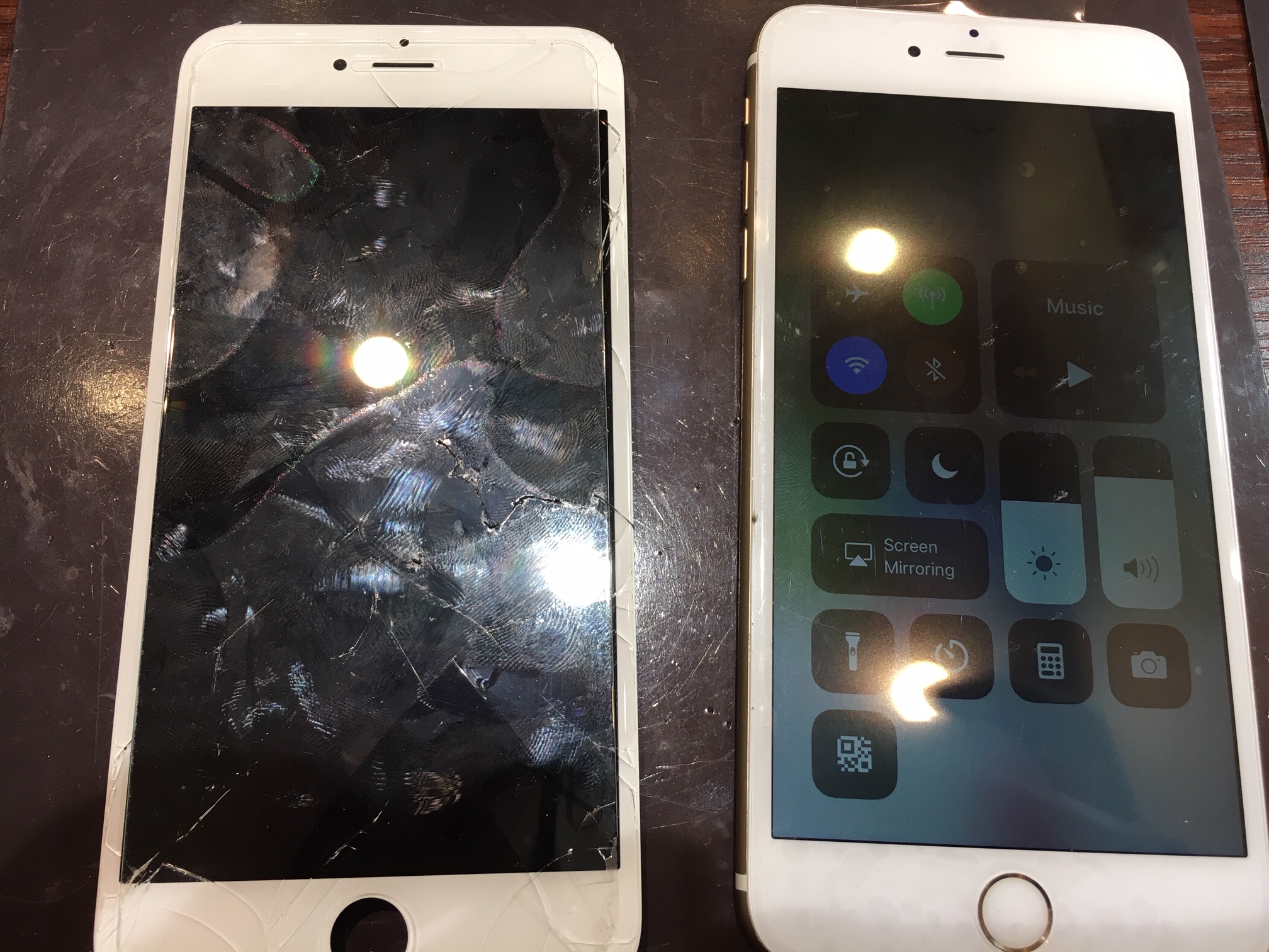iPhone6s+の画面修理！外国からお越しのお客様、よろこんで頂けて良かったです☆　尼崎・伊丹・川西のiPhone修理専門店