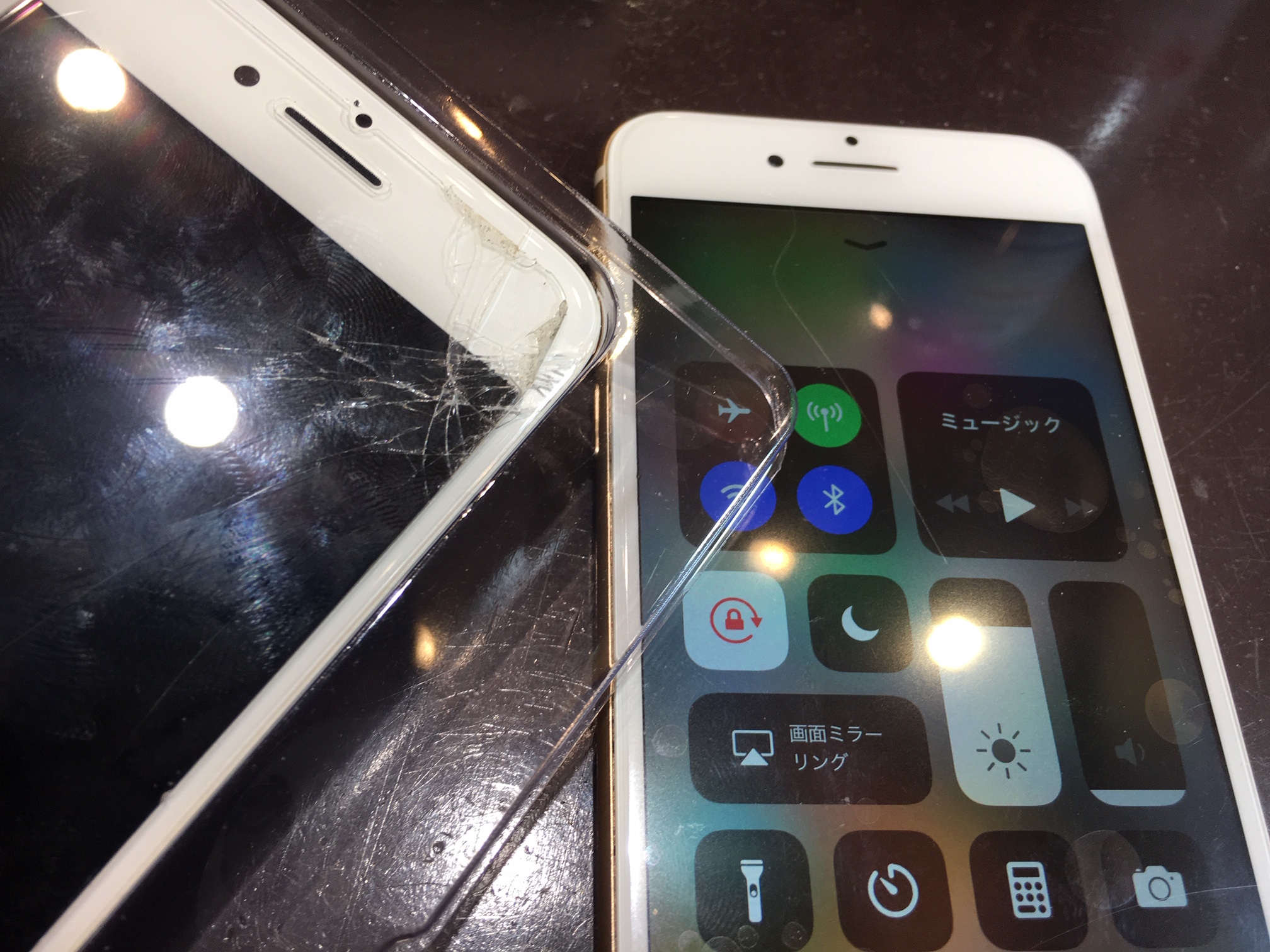 iPhone7、画面割れの修理完了(^▽^)/　尼崎・伊丹・川西のiPhone修理店、スマートクール。