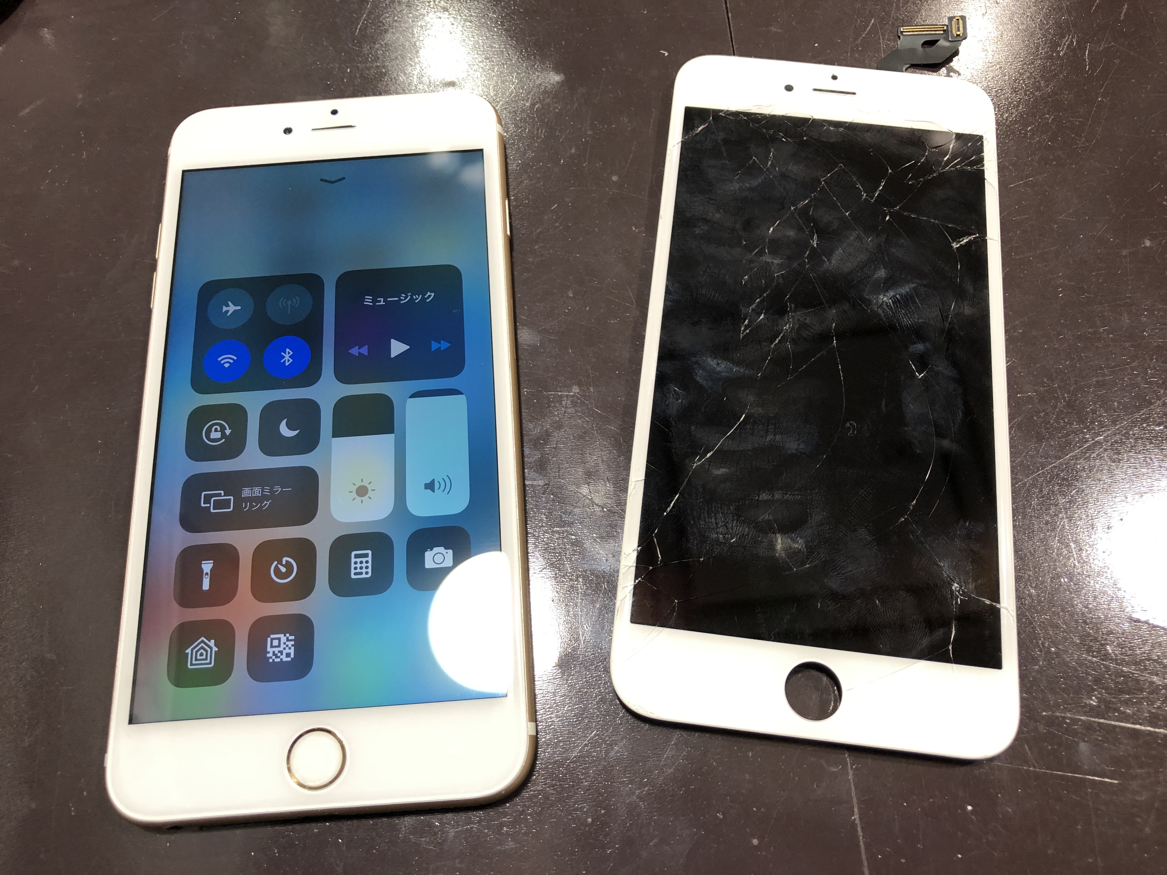 iphone６ｓパネル交換修理【川西市よりお越しのお客様】お時間最短３０分～データそのまま！安心の保証付き★スマートクール伊丹店TEL：072-767-1011