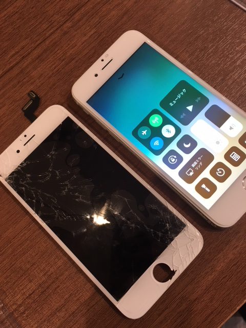 IPHONE6S画面交換　アイフォン修理伊丹川西宝塚尼崎店　尼崎市武庫之荘よりお越しの客様