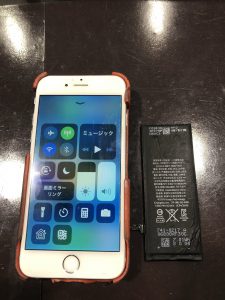 iPhone6　電池交換