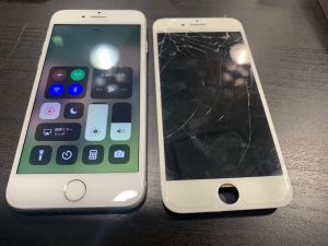アイフォン７　ガラス　液晶　タッチ　パネル　破損　故障　修理　バキフォン　バキバキ