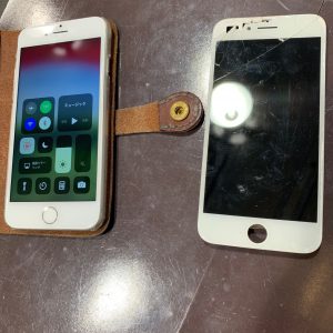 iPhone7　液晶ガラス　タッチパネル　ガラス割れ　破損修理　修理