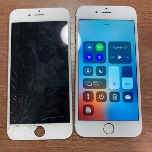 アイフォン6s　画面修理　パネル　ガラス　破損　液晶