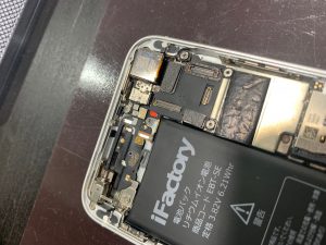iphone　アイフォンSE　se 水没　電池　画面　ガラス　パネル