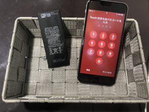 アイホーン６ｓ　バッテリー交換