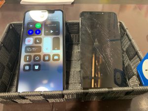 iphone　X　テン　10　アイフォン　画面　ガラス　液晶　パネル　フロント　バキバキ　破損　割れ　壊れた　故障　修理