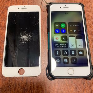 iphone　アイフォン　6　画面　液晶　タッチ　パネル　破損　故障　割れ　修理　暴走