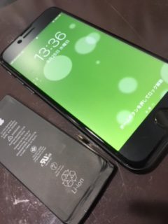 iPhone7バッテリー交換　データそのまま即日修理　伊丹市よりお越しのお客様　IPHONE修理伊丹尼崎宝塚店