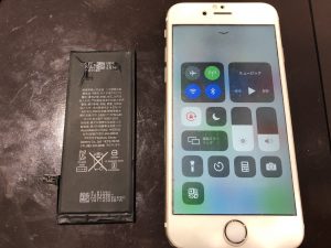 iPhone　バッテリー交換