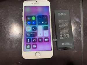 iPhone　バッテリー交換