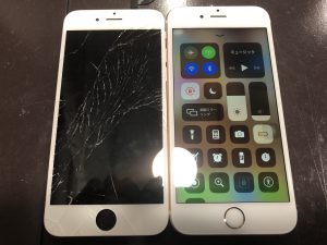 iPhone　ガラス修理