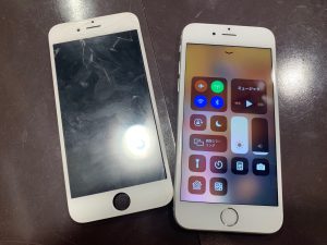 iPhone　アイフォン　6　画面　割れ　破損　バキバキ　故障
