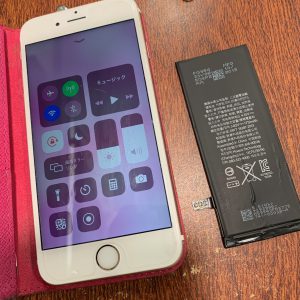 iPhone　アイフォン　IPHONE　６s　電池　バッテリー　劣化　交換