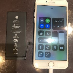 iPhone7バッテリー交換