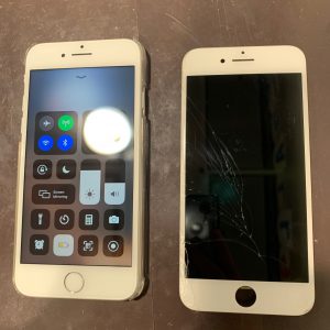 アイフォン　IPHONE　iPhone　８　エイト　画面　液晶　パネル　ガラス　破損　割れ　かけ　ヒビ　欠け　故障　