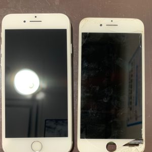 IPHONE　iPhone　アイフォン　交換　画面　ガラス　液晶　タッチ　パネル　ディスプレイ　故障　破損　欠け　バキバキ　故障　線