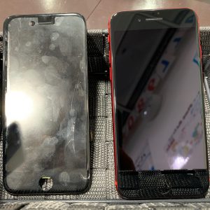 iphone　アイフォン　7　ガラス　画面　フロント　パネル　しゅうり　修理　交換　画面　直す　即日　液晶　画面