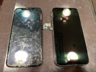 Iphoneの画面がバキバキに、、、画面修理をするならスマートクール伊丹まで！！＜宝塚市からお越しのお客様＞072-767-1011