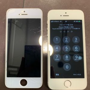 アイフォン　iPhone　IPHONE　SE　エスイー　画面　液晶　気泡　パネル　故障　交換　修理