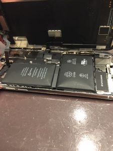 iPhoneX　電池交換　バッテリー交換