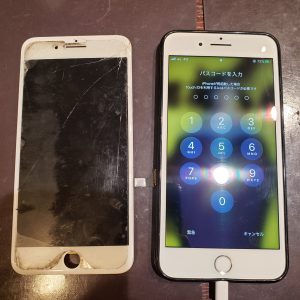 iPhone７画面交換修理
