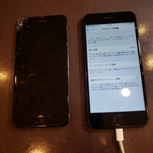 iPhone７画面修理電池交換
