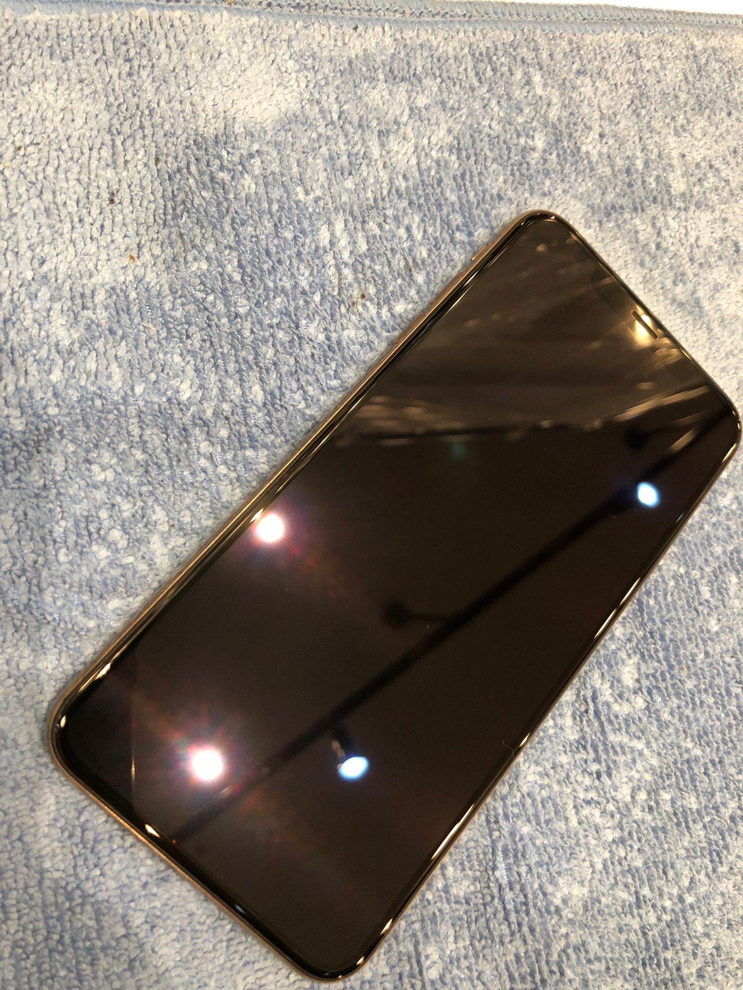 iPhone XsMax・スマホガラスコーティングで画面補強・尼崎/川西　　ｨ