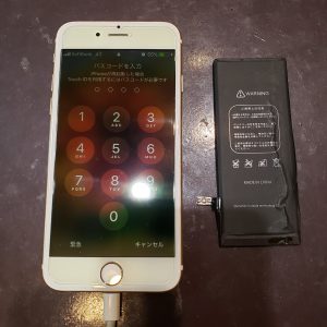 iPhone6電池交換