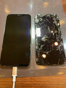 アイフォン修理　iPhoneX　画面交換　画面修理