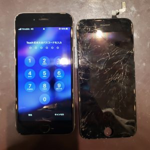 iPhone6s　画面交換修理