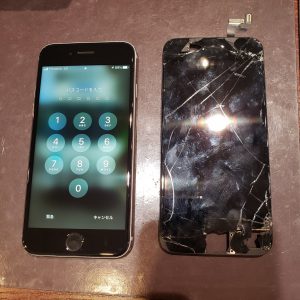 iPhone6s画面交換修理