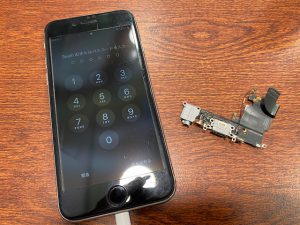 iphone６ｓ　コネクタ交換