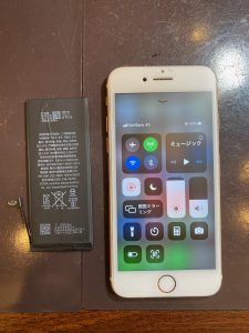 iPhone７　バッテリー交換　電池交換