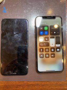iPhoneXs　画面修理