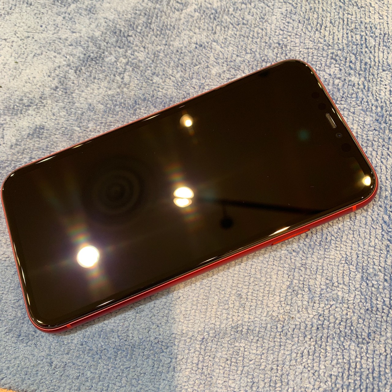 【iPhoneXR画面交換】川西−画面交換ついでにガラスコーティングも！お時間変わりません！ヒ