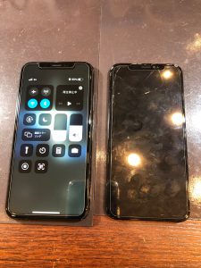 iPhoneX ディスプレイ修理