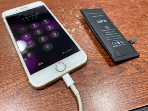 iPhone7 バッテリー膨張修理