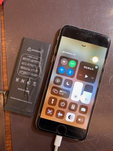 iPhone7 バッテリー交換