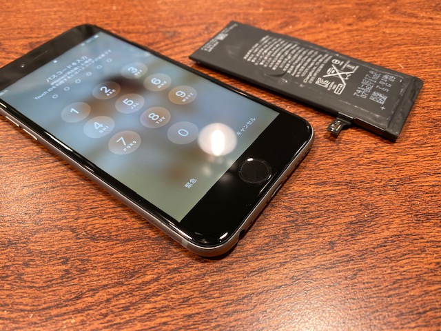 伊丹市よりお越しのお客様　iPhone７　バッテリー交換　ｍ