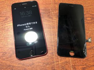 iPhone８の画面交換